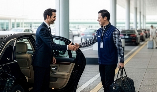 CLEAR Concierge helping with bags